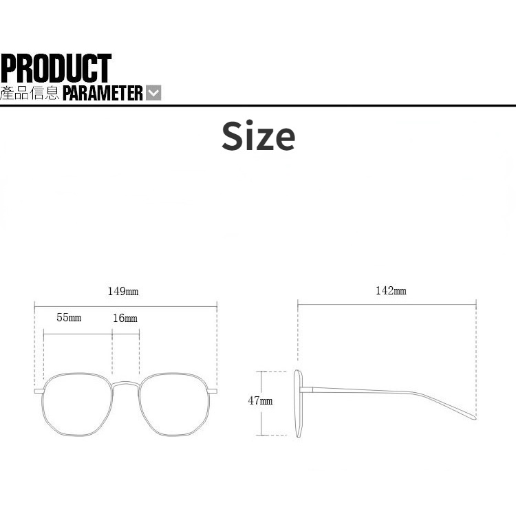 Kính Mát Vuông Thể Thao Chống Tia UV400 Thời Trang Cho Nam
