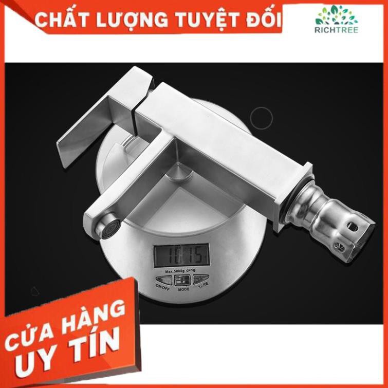 [FREE SHIP] Vòi lavabo nóng lạnh inox 304 cao 28cm cắm bàn cao cấp Morally