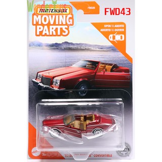 Xe mô hình Matchbox '83 Buick Riviera Convertible - Moving Parts Series - 2020 - FWD43