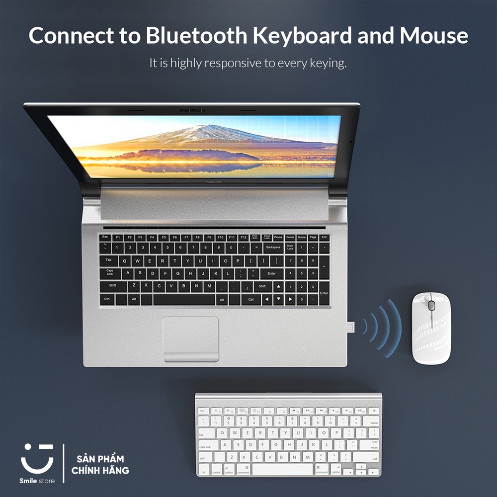 USB Bluetooth 5.0 ORICO BTA-508, Hỗ Trợ Máy Tính Kết Nối Bluetooth Với Các Thiết Bị Khác  – Chính Hãng ORICO