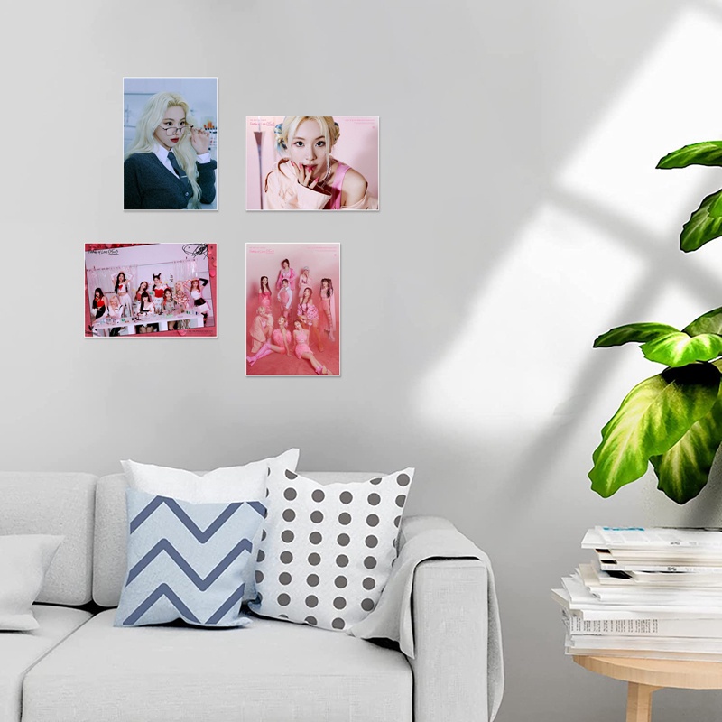 Tmdbyx Set 2 tấm poster hình nhóm nhạc TWICE