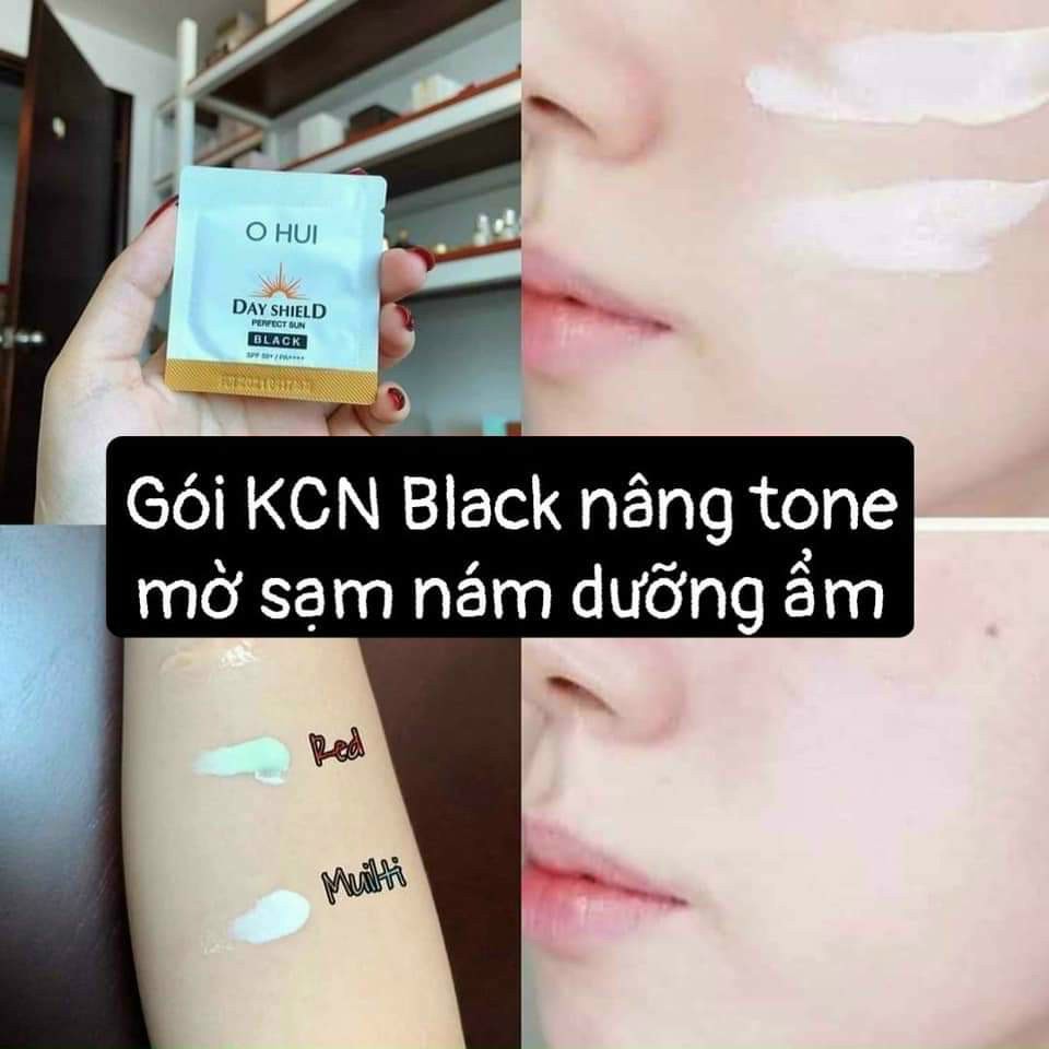 [Mới] Combo 50 gói kem chống nắng Ohui Black