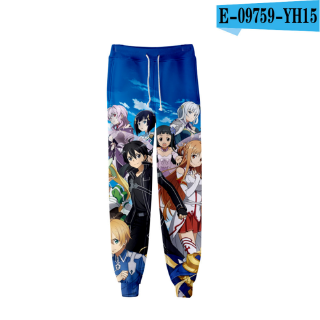 Quần Dài In Họa Tiết Anime Sword Art Online 3d Thời Trang 2020