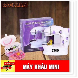 ( FREESHIP 99K ) Máy khâu mini gia đình cầm tay tiện dụng Máy may CMD hỗ trợ may vá Bảo Hành 6 tháng