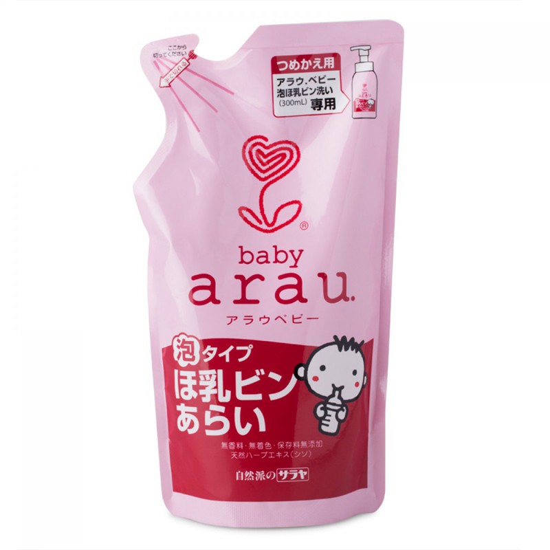 nước rửa bình sữa arau