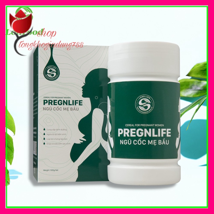 Ngũ Cốc Bà Bầu Pregnlife Cao Cấp Siêu Dinh Dưỡng, Con Tăng Cân Đều Đặn , 14 Loại Hạt