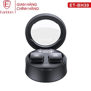 Tai Nghe Bluetooth hình trụ, màn hình led hiển thị phần trăm pin, kefm máy thu âm True Wireless Earldom ET- BH39