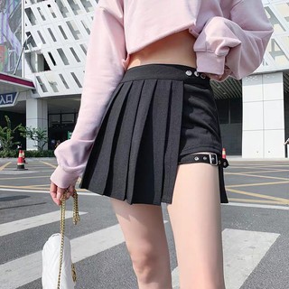 [Nhập THOI99K giảm 5k] ❤Đồ Nữ Cá Tính 👉 Chân Váy Chữ A Phối Quần Cạp Đính Cúc Kiểu Dập Khuy Ulzzang 👉 Thời Trang Nữ Si