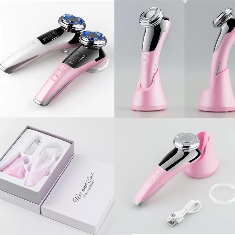 Máy massage mặt nóng lạnh⭐KÈM QUÀ TẶNG⭐Đẩy sâu tinh chất điện di,trị liệu ánh sáng sinh học [ILF-9001][Bảo hành 6 tháng] | BigBuy360 - bigbuy360.vn