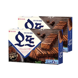 Bánh bông lan socola Orion - (오리온) 오뜨 쇼콜라 - Đồ ăn vặt Hàn Quốc hộp 6 gói, 150g - Hàng nội địa Hàn Quốc