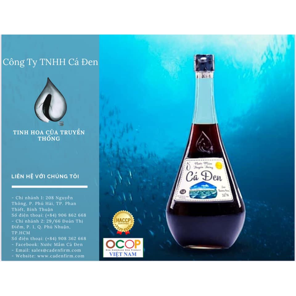 Nước Mắm Nguyên Chất Thượng Hạng 100% Thành Phần Tự Nhiên 32N (50ml) - Chứng Nhận An Toàn - Nước Mắm Cá Đen Phan Thiết