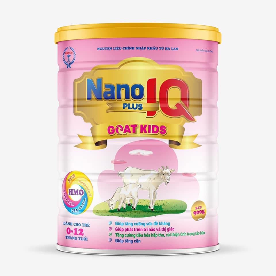 Nano IQ Goat Kids 400g và 900g dành cho 0 đến 12 tháng tuổi