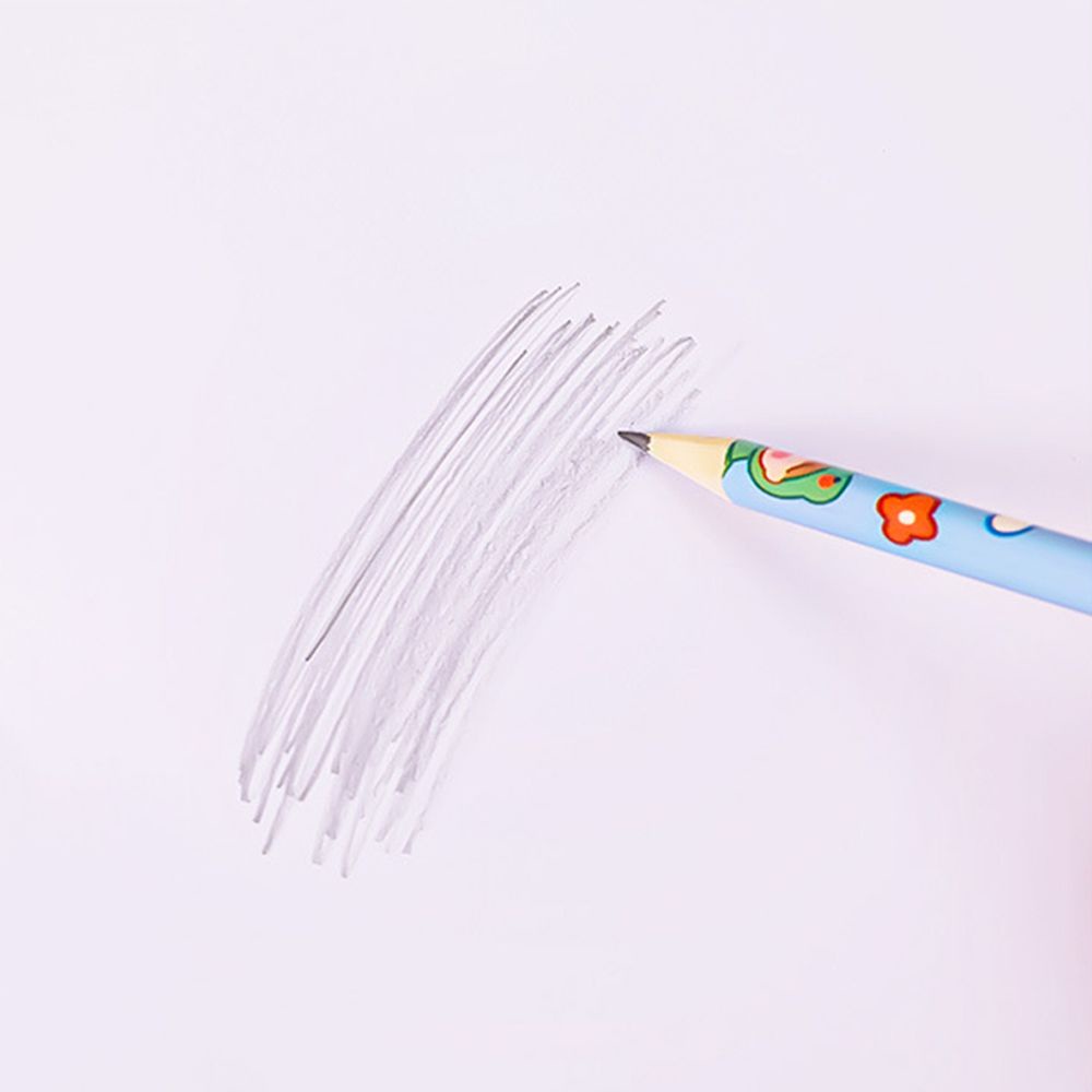 Set 5 dụng cụ học tập dễ thương dùng làm quà tặng mang đi thi dành cho học sinh gồm bút chì/ thước/ gôm/ đồ chuốt