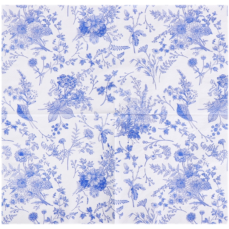 Set 20 Tấm Khăn Giấy 42 Kiểu Màu Sắc Cổ Điển Dùng Để Trang Trí Nhà Hàng / Tiệc Tùng