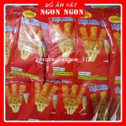 Gói Snack Thịt Xiên QuayFREESHIPHot Cổng Trường-Trở Về Tuổi Thơ