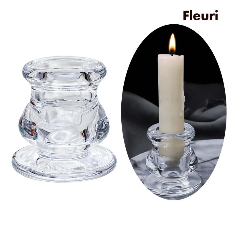 Giá Đỡ Nến Trong Suốt Dùng Trang Trí Phòng Khách / Tiệc Cưới