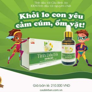 Tinh dầu tỏi nguyên chất Cầu Bình An