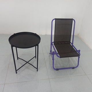 Ghế xếp lưới khung sắt sơn tĩnh điện ( lưng thấp)