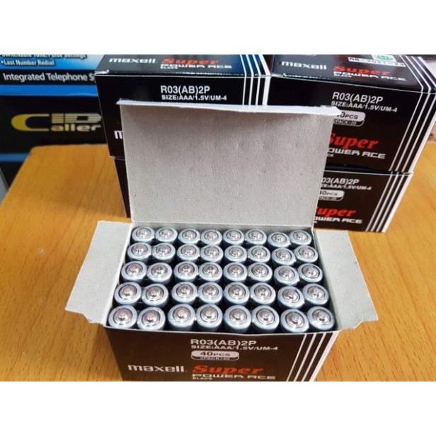 Pin Maxell nhí AAA (3A) hộp 40 viên