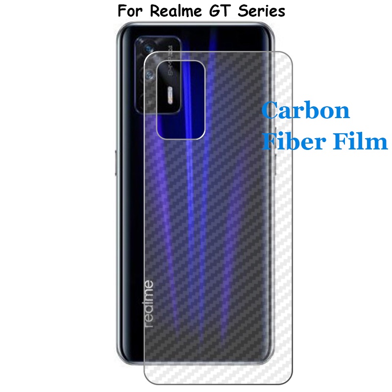Phim sợi cacbon 3D trong suốt dán lưng điện thoại Realme GT Neo 2 Neo2 Flash X7 Max Master Explorer
