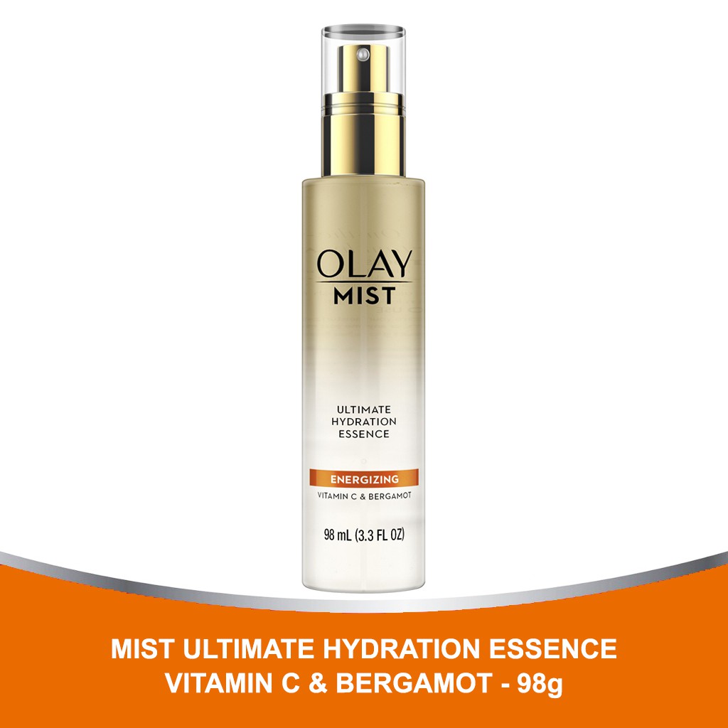 Xịt khoáng Olay Mist Ultimate Hydration Essence Energizing With Vitamin C & Bergamot 98ml