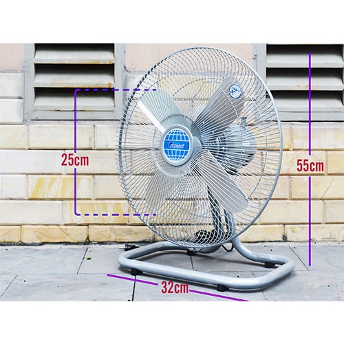 Quạt sàn công nghiệp Chinghai FF9199 cánh sắt