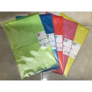 Bìa nhựa trong 20 lá clear book VC