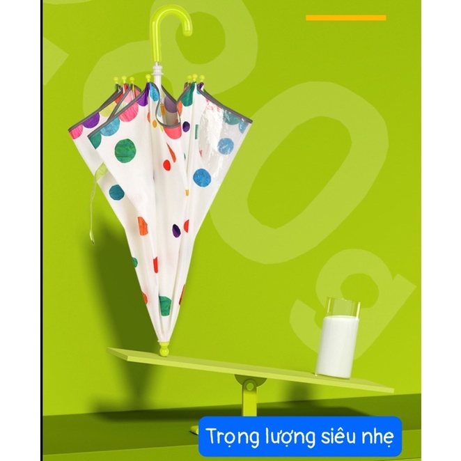 Ô cho bé Dù Che Mưa Che Nắng Mideer Hình Chú Sâu Háu Ăn The very hungry caterpillar Chất Lượng Cao