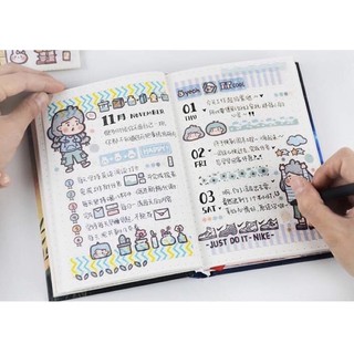 🍅Set 4 tấm sticker dễ thương