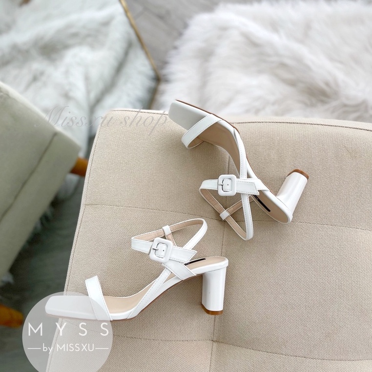 Giày sandal nữ mũi vuông cao 5cm thời trang MYSS - SD115
