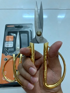 Kéo Nhật Cán Vàng Long Phụng Siêu Bén Siêu Bền