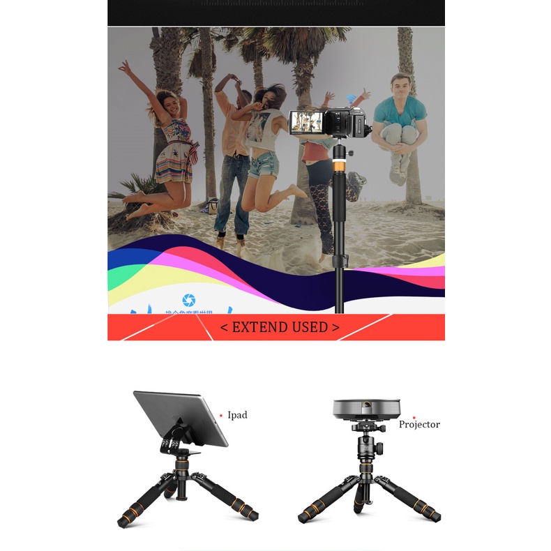 Chân máy ảnh Tripod Beike QZSD-166A