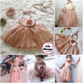 Đầm công chúa bé gái 4-30kg Iris Shopp
