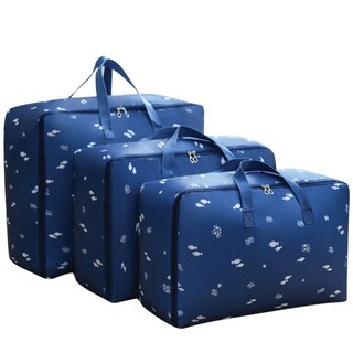 SET 3 túi vải oxford đựng chăn màn quần áo cỡ lớn giao màu ngẫu nhiên