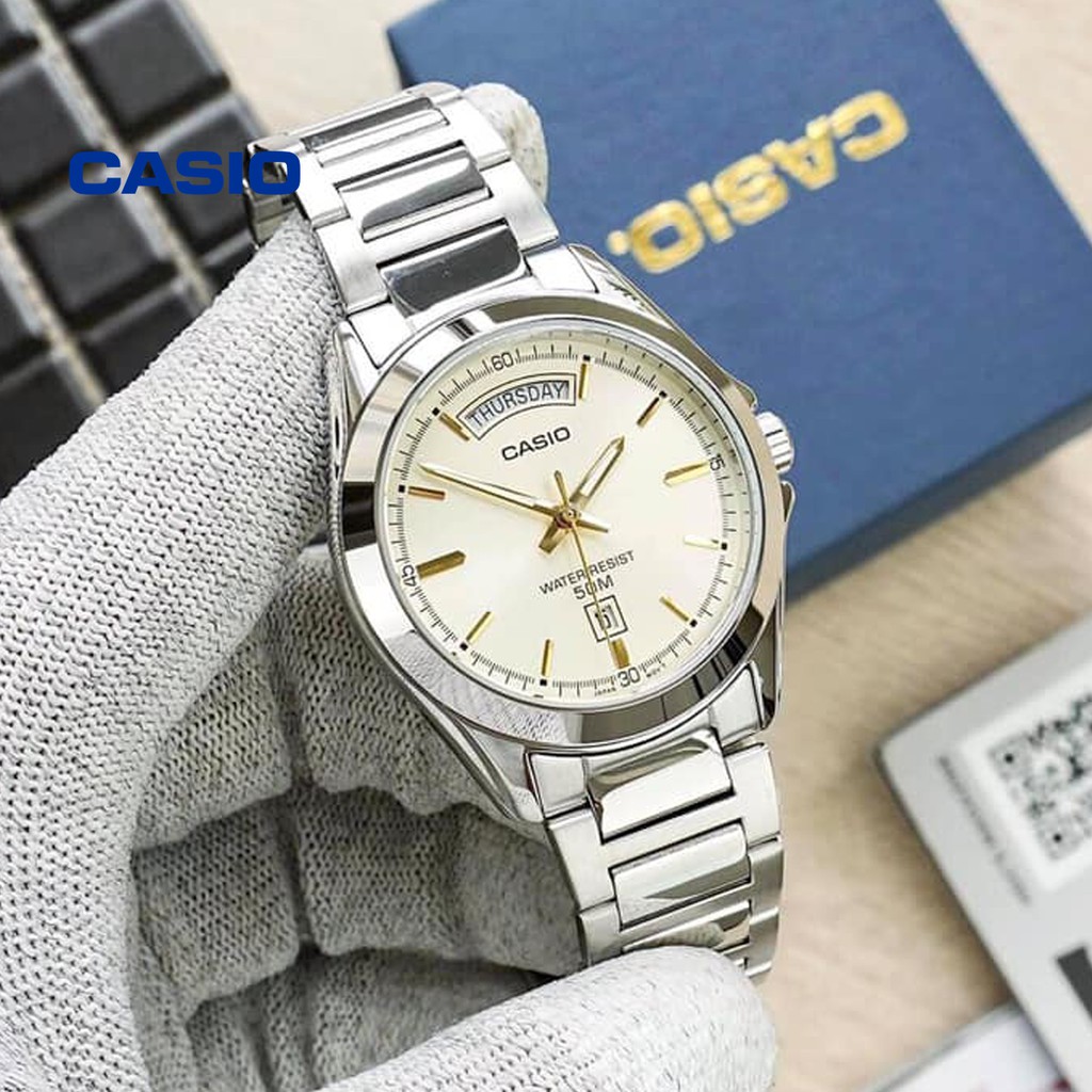 Đồng hồ nam CASIO MTP-1370D-9AVDF chính hãng - Bảo hành 1 năm, Thay pin miễn phí