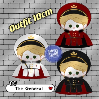 Quần áo búp bê QUÂN PHỤC TƯỚNG QUÂN DOLL 10CM