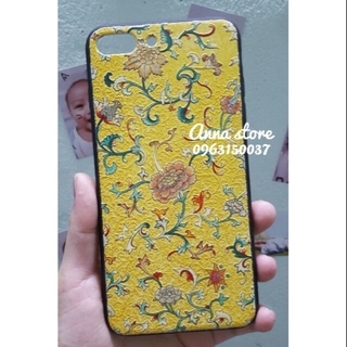 Ốp diên hi công lược iphone độc quyền vân nổi nhũ bạc.
