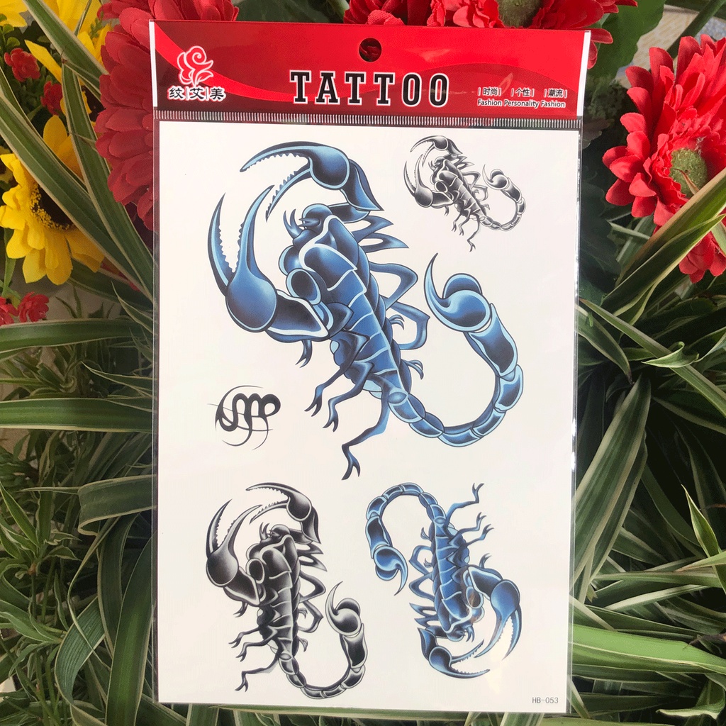 HB-711-Hình Xăm Dán 3D Cho Tay, Ngực, Vai, Lưng Tattoo - HÌNH TÔN NGỘ KHÔNG