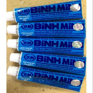Tuýp Keo Dán ống PVC Bình Minh _ 50g