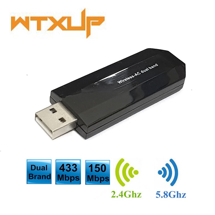 USB thu wifi chuẩn AC 600Mbps Wtxup USB-AC11