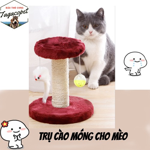 TRỤ CÀO MÓNG KÈM ĐỒ CHƠI CHO MÈO