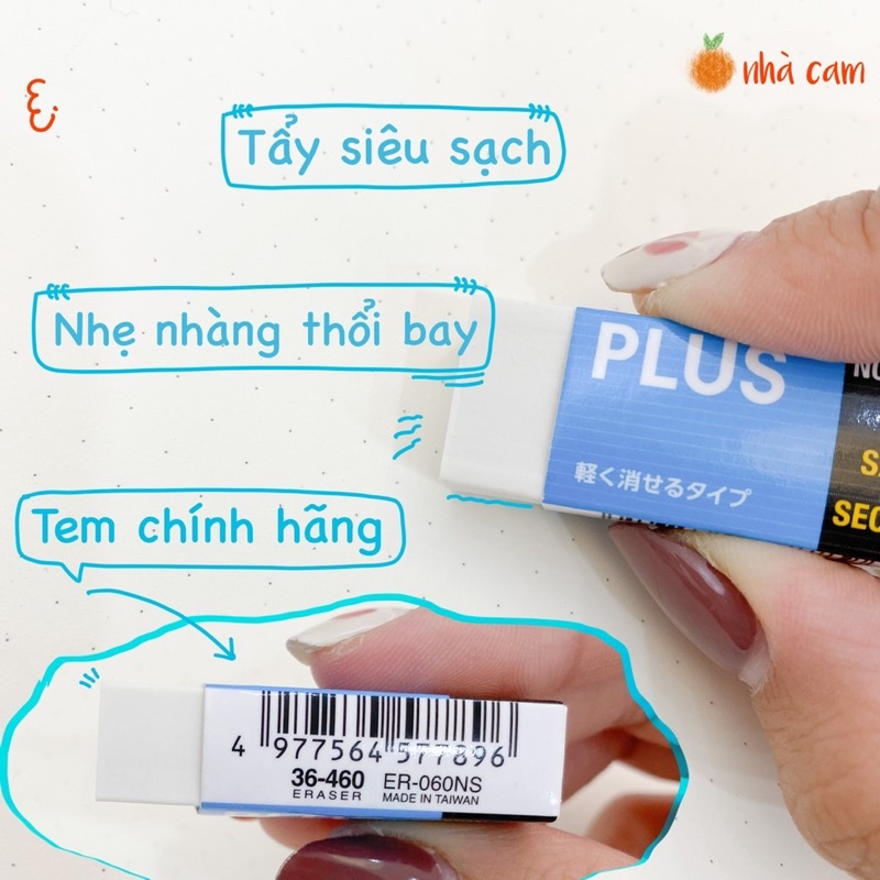 Gôm Tẩy An Toàn Siêu Sạch Plus Nhà Cam