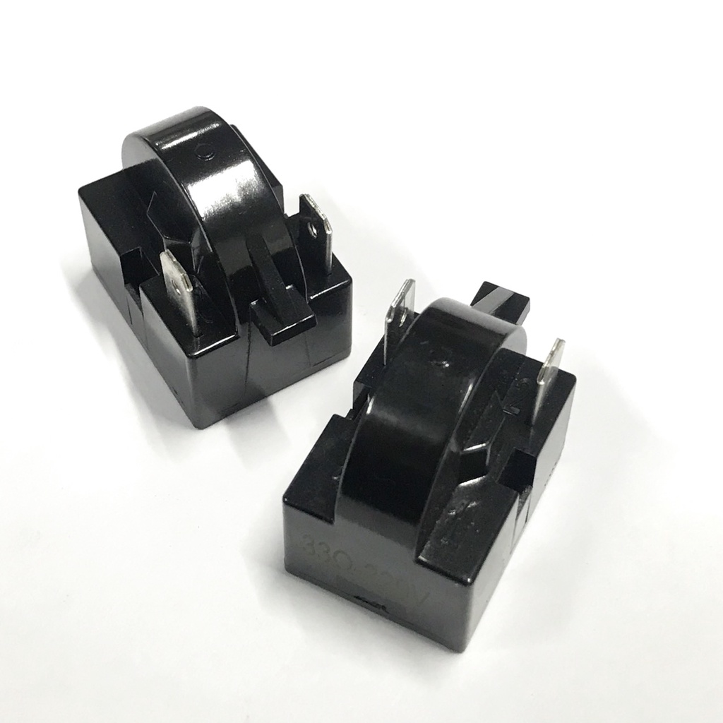 Rơ le bán dẫn 2 chân 22 ôm 33 ôm (chọn đúng loại khi đặt hàng) - Relay khởi động ohm máy nén - Tụ đề