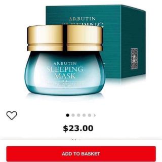 Mặt nạ ngủ arbutin