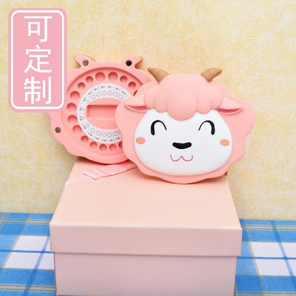 Hộp Đựng Răng Sữa Cho Bé Bằng Resin Hình Cừu Sáng Tạo