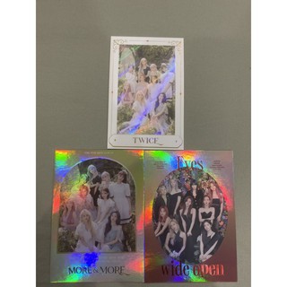 Hình ảnh (card) nhóm nhạc K-POP Hàn Quốc TWICE More and More, Eyes Wide Open, I Can't Stop Me