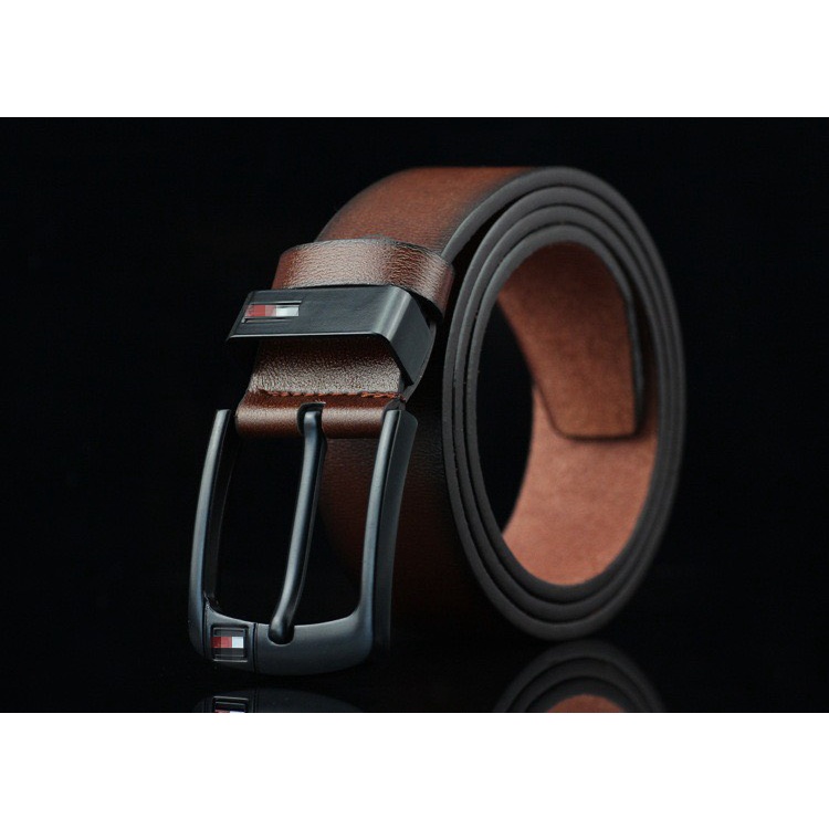 Thắt lưng nam T.O.M.MY da bò nguyên miếng dây nịt da nam  DN15003