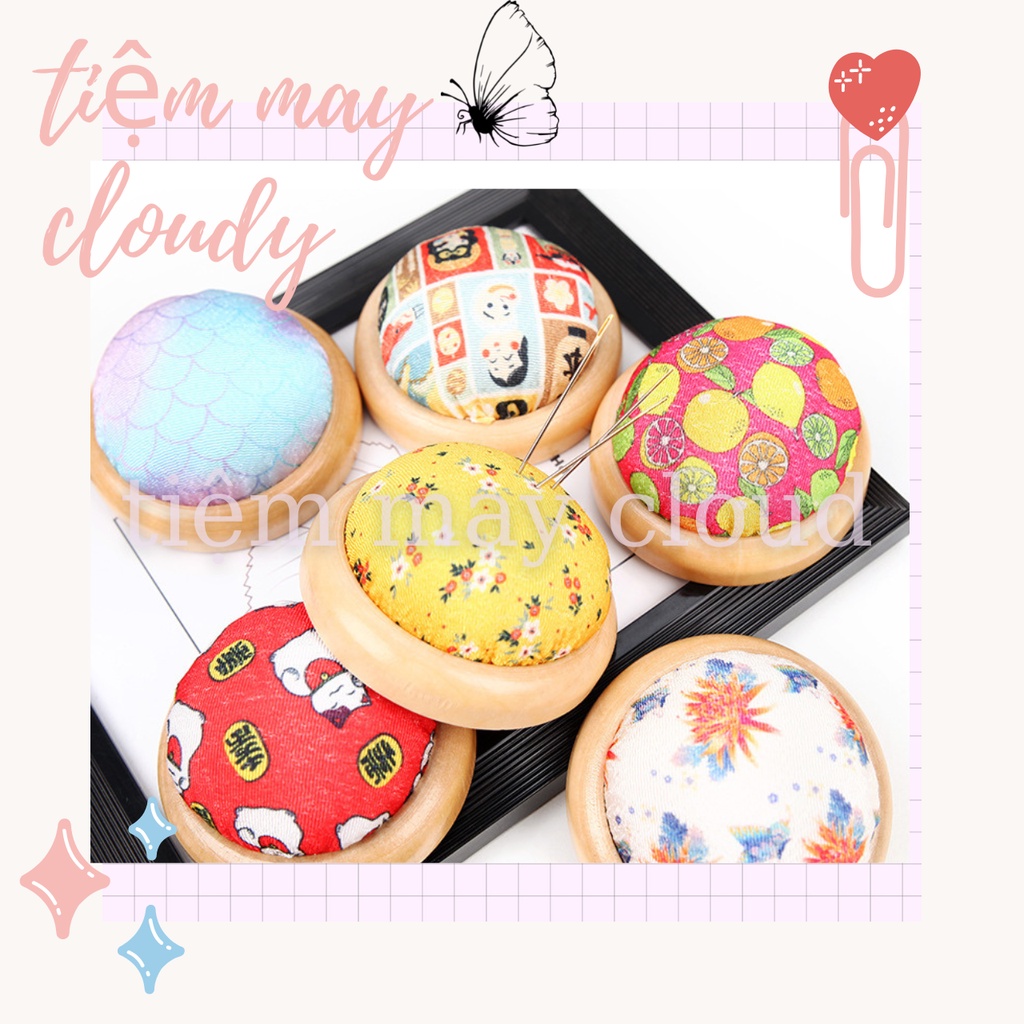 Ghim kim vải bánh bao