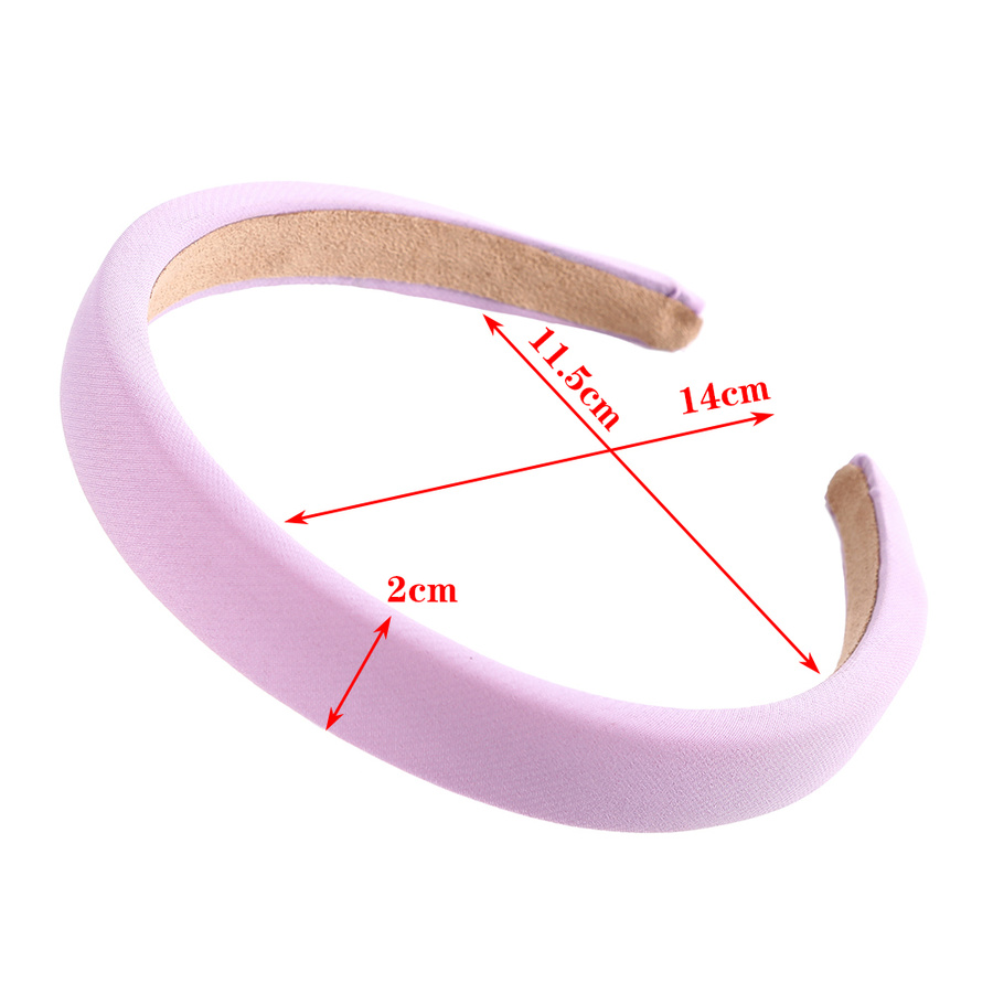 Băng đô xốp màu trơn thời trang Hàn Quốc cho nữ