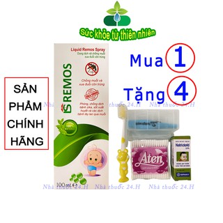 Xịt da chống muỗi IS REMOS 100ml xua đuổi Muỗl, xẹp vết đốt, Viện Sốt rét - KST -Côn trùng TƯ đã chứng nhận hiệu quả